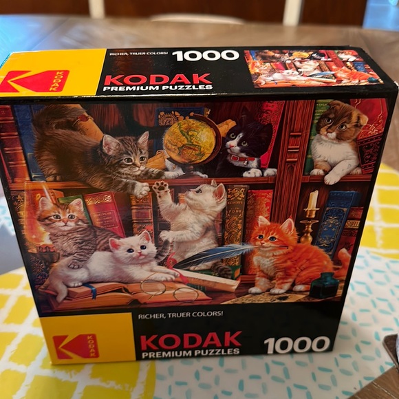 Kodak 1000 piece cat puzzle - Picture 2 of 3